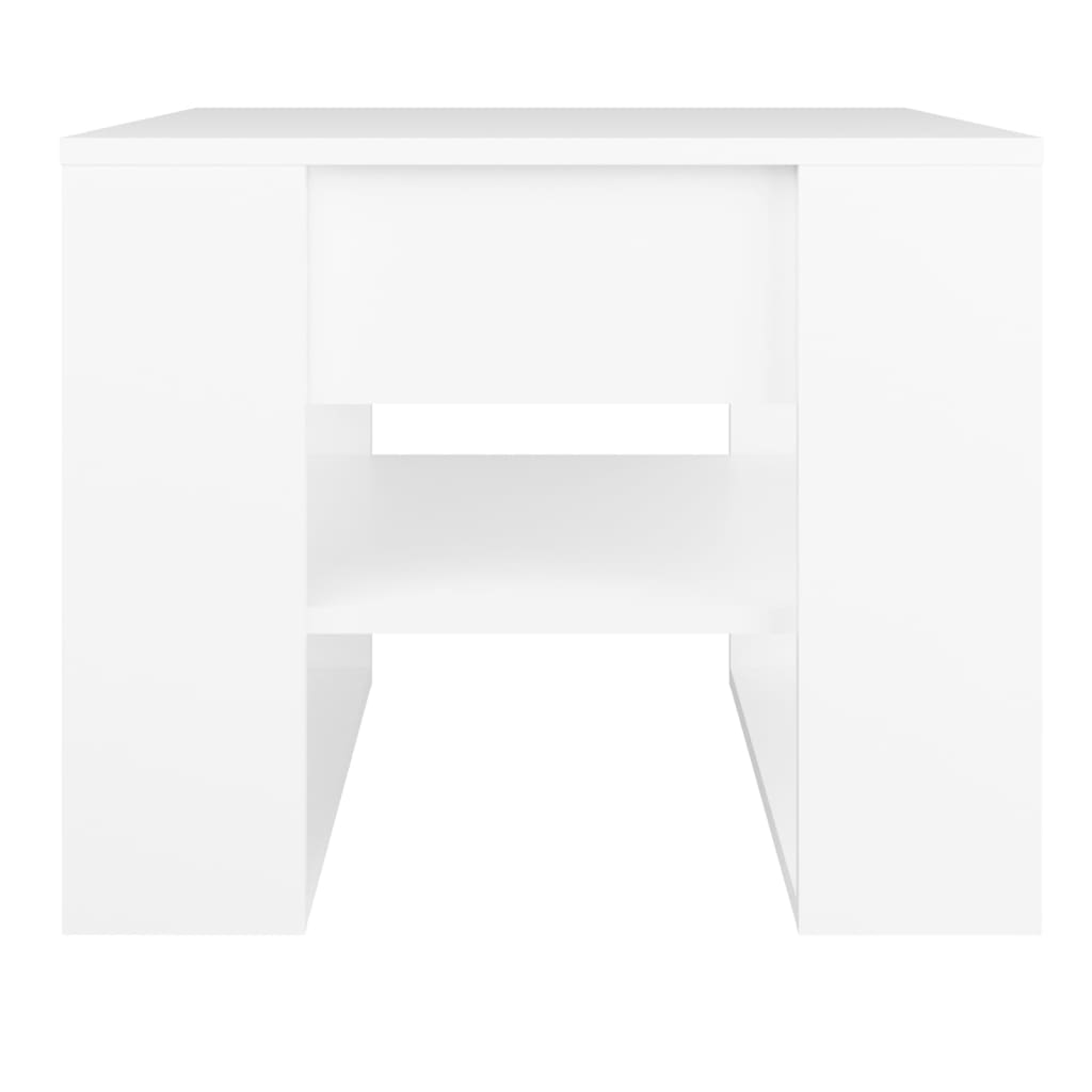 Coffee Table White 55.5 x 55 x 45 cm Particleboard