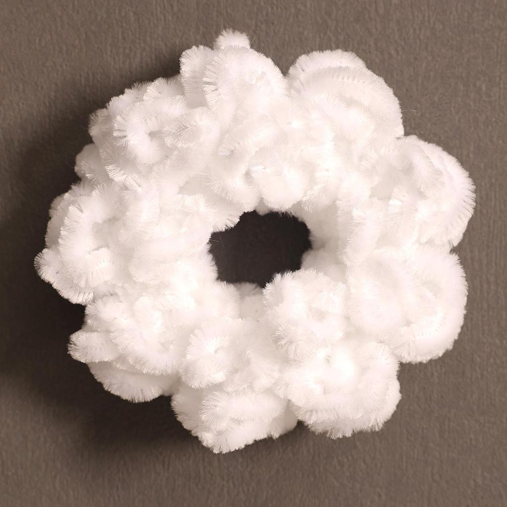 Ethnic Wool Knitted Scrunchies: Spring & Autumn Style Hair Accessories for Women