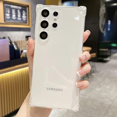 Custodia Bumper Trasparente Antiurto Ufficiale Per Samsung Galaxy S24 S23 S22 S21 S20 Plus FE Note20 Ultra A34 A54 A73 A33 A53 A52 A82 A72