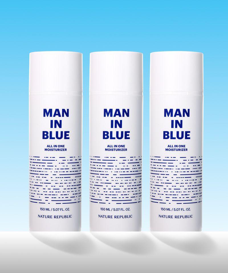 [3-pack] Men in Blue All-in-One Moisturizer 150ml