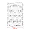 5Pcs Wave Rulers Quilting DIY Patchwork Tools Multipurpose Professional Stencils