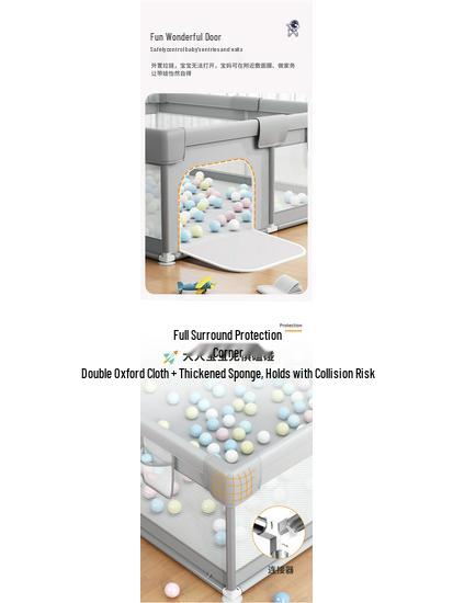 Toddler Safety Playpen & Crawling Mat