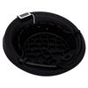 Foldable Ice Face Bowl with Breathing Tube Thermometer Ice Bath Face Basin for Home Travel Black