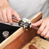 Adjustable Two Handed Mini Planer Tool,Aluminum Alloy Woodworking Cutting Plane Spokeshave Hand Trimming Tool Manual Wood Planer