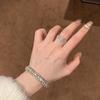 French Light Luxury Retro Buccellati Flower Lace Hollow Crown Ring Court Style Design Exquisite Ring