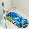 Underwater World Bathroom Mat Bath Room Floor Mat Pvc Non-Slip Mat Waterproof Suction Cup Floor Mat Foot Mat Can