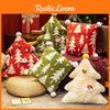 Tree Pattern Christmas Plush Pillows Cushions For Sofas And Decoration Room