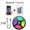 Colorful LED Light Strip with 24 Key Remote Control APP To Control Indoor Party Atmosphere Lights, 1/2/3/5/10/15/20M for You To