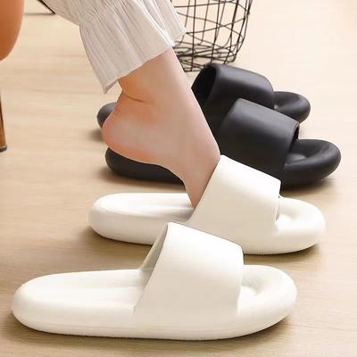 Platform Slippers Female Summer Home Indoor Bathroom Non-slip Couple Slippers