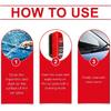 2Pack Automotive Oil Film Cleaning Brush New Glass Coating For Windshield Glass Oil Film Remover, Strong Front Windshield Remover For Windshield