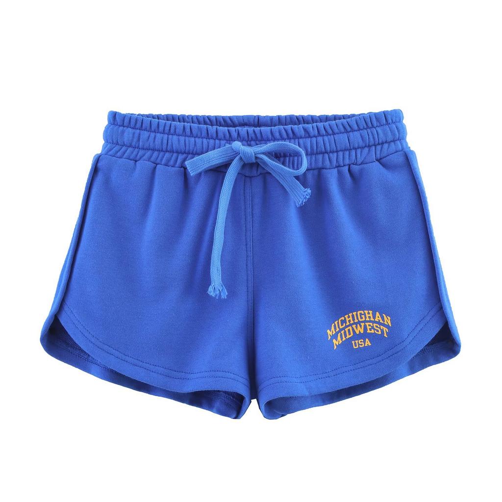 European and American style French women's clothing design printing washing effect shorts 4174340