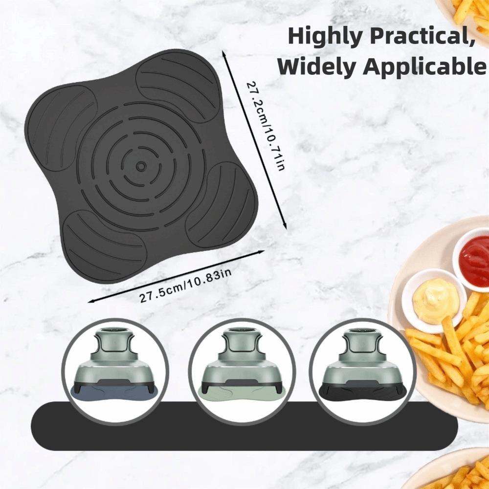 High Temperature Resistant Air Fryer Silicone Insulation Pad Hot Pads Air Fryer Use