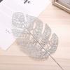 Wedding Home Glitter Glitter Leaves Christmas Tree Decor Artificial Flower Christmas Decorations