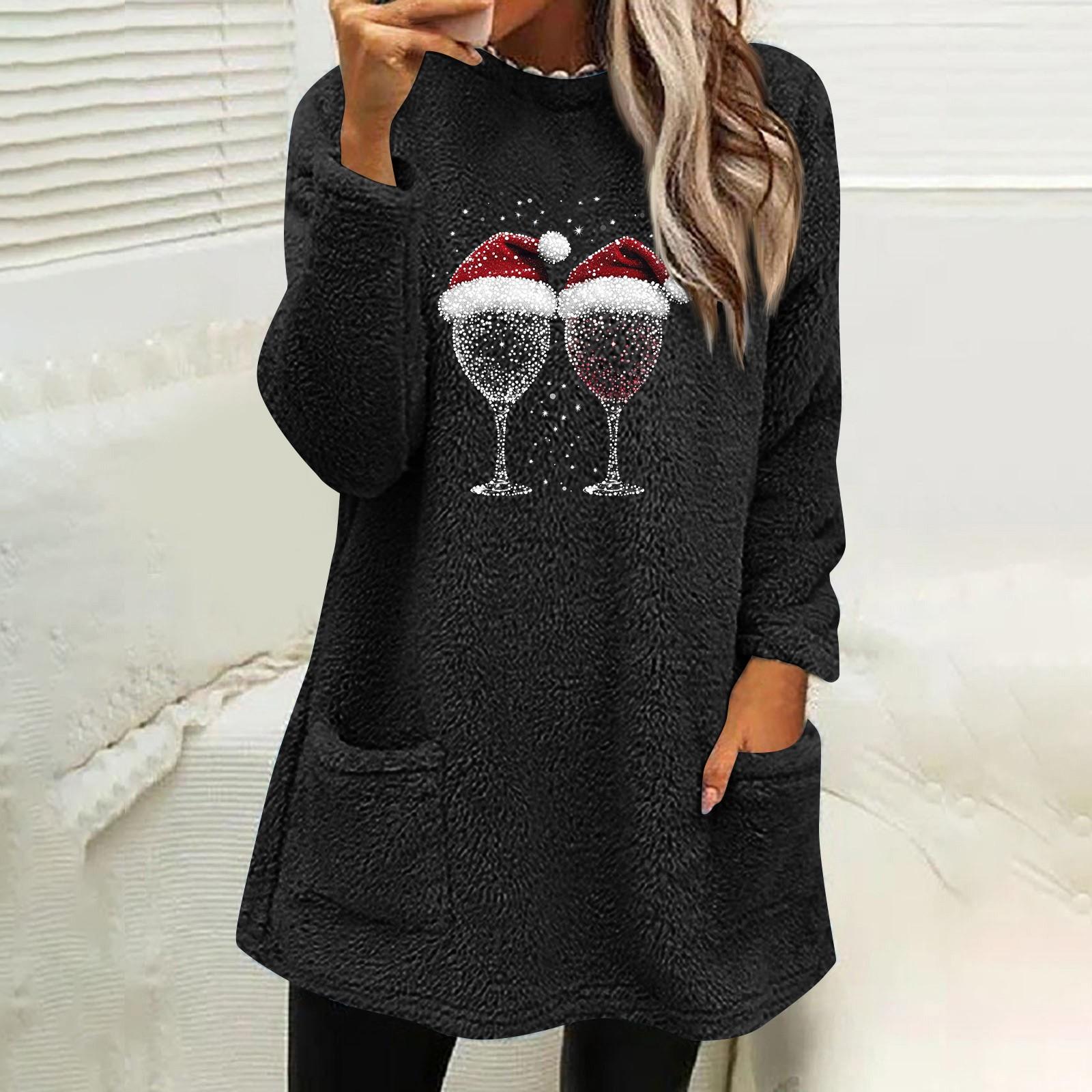 

Женский свободный топ с круглым вырезом и длинными рукавами, ажурной спинкой XL чёрный