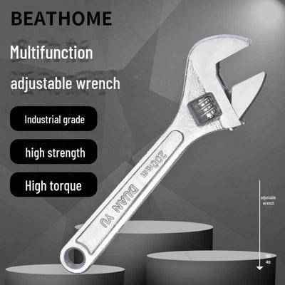 8" Adjustable Universal Wrench Tool, Multifunctional with 10" & 12" Options, Large Open End Wrench