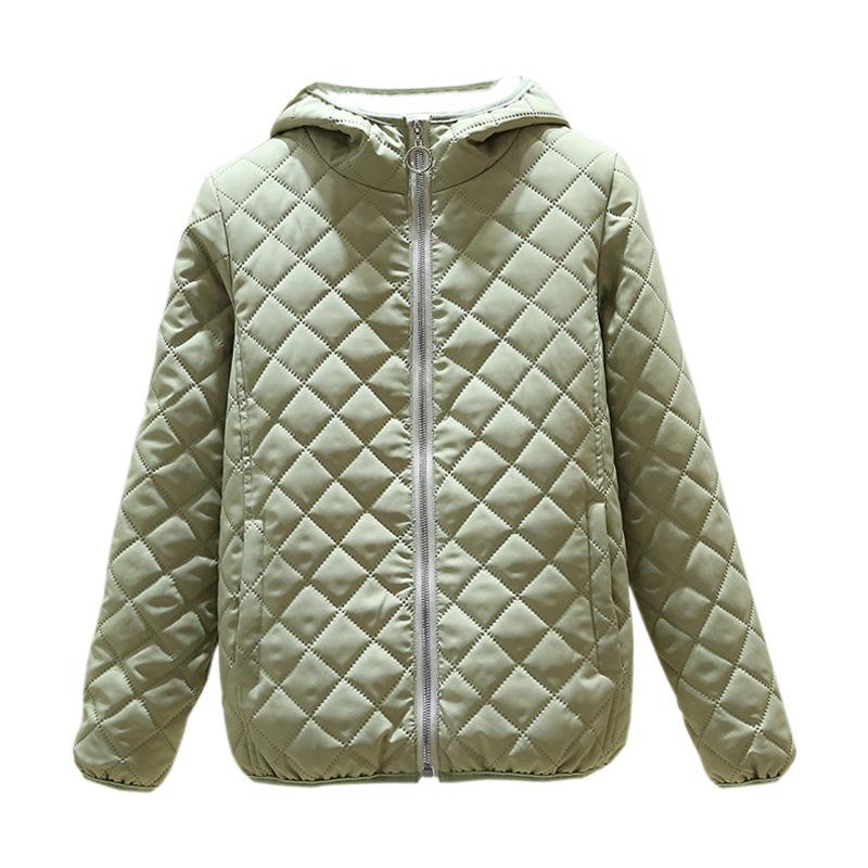 Women Down Parkas Down Jackets Female Cotton-Padded Winter Coat Hoody
