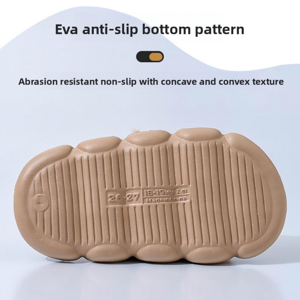 Dětské lněné pantofle jaro a podzim protiskluzové rodič-dítě dětské domácí celoroční bavlněné lněné prodyšné bavlněné pantofle