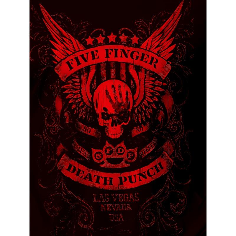 Europäische Größen Herren Kurzarm-T-Shirt mit Vintage-Buchstaben und Totenkopf-Mustern