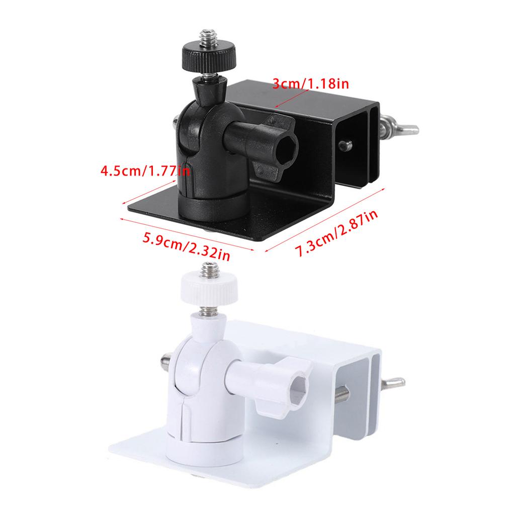 2/4pcs Multipurpose Solars Panel Gutter Mount Clip Aluminum Alloy Portable Designs for Enhances Sunlight Exposure