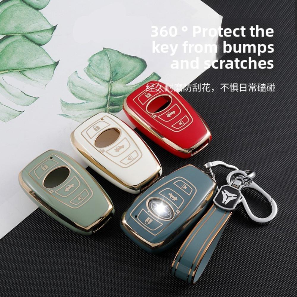 For Subaru Key Cover for Forester Outback Legacy XV Durable Car Key Case Protector with Shell Buckle
