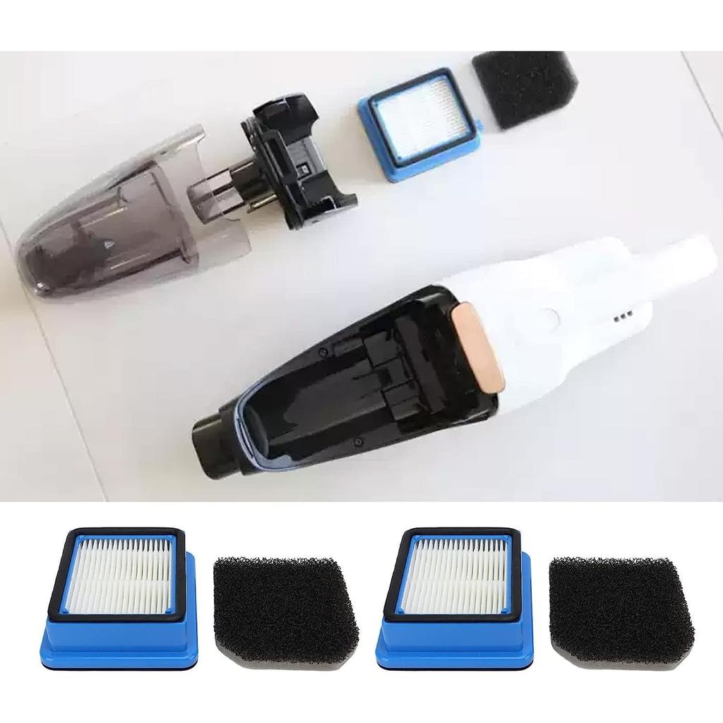 Set of 2 Filter Vacuum Cleaner Parts Replacement for Electrolux Q6 Q7 Q8 WQ61 WQ71 WQ81
