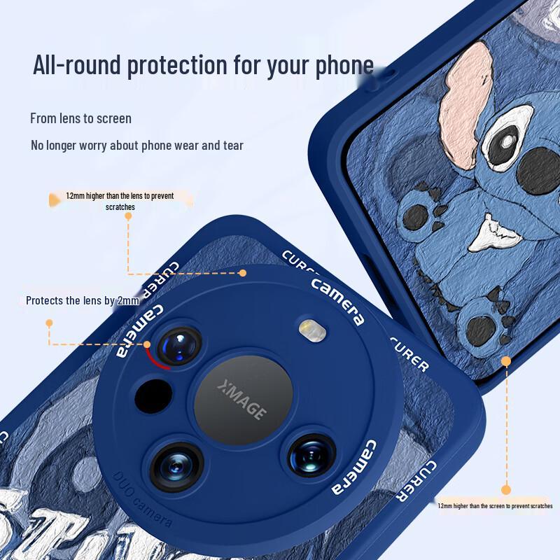 Huawei Mate Series Cartoon Full-Lens Protection Phone Case