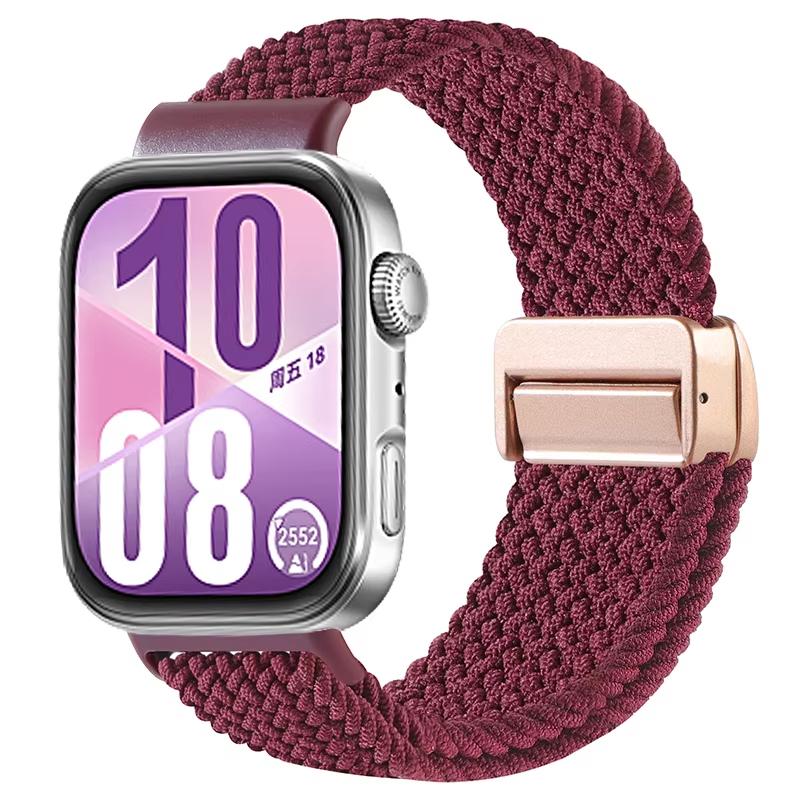 Magnetic band For HUAWEI watch fit 3 4 pro strap Smartwatch Accessories Braided solo loop Bracelet correa huawei watch fit4 band