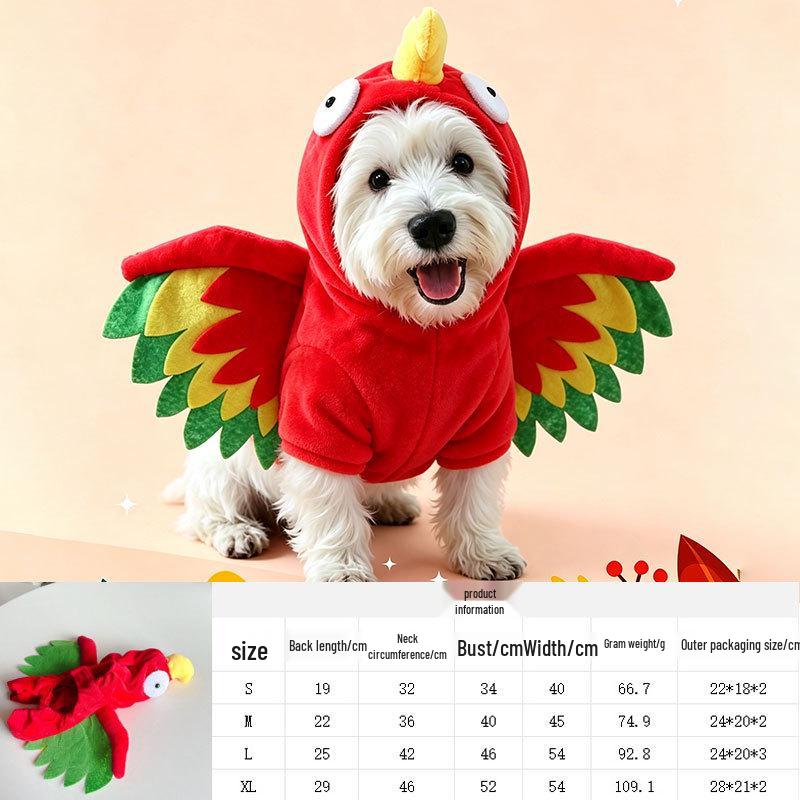Deadly Doll Pet Costume: Halloween Dog Outfit with Knife Dagger for Puppies