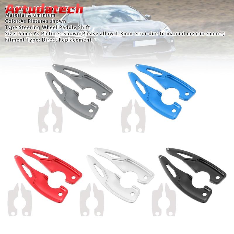 Artudatech Steering Wheel Paddle Shifter Extension For Subaru Toyota 17-25 Aluminium Car Accessories Aluminium Blue