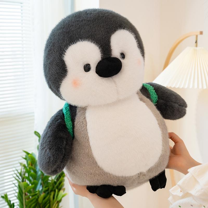 Soft Fat Penguin Plush Toy Cute Stuffed Couple Penguin Furry Doll Sleep Hug Pillow Home Cozy Decoration Cushion Birthday Gift