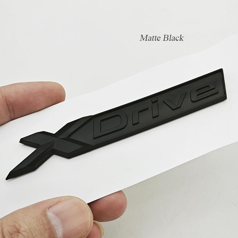 NEW 3D ABS Car Sticker Logo Xdrive Emblem Trunk Badge Nameplate X Drive For BMW Xdrive 320d 320i 530d 525d E60 G20 Accessories
