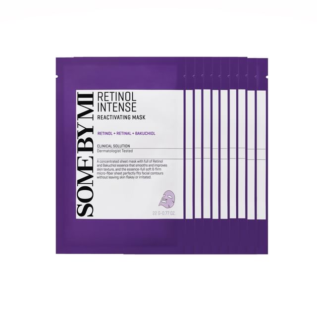 SOME BY MI - Retinol Intense Reactivating Mask Bundle Set 22ml x 10 sheets