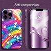 Colorful For Electroplated Glass Phone Case For iPhone 17 16 15 14 13 12 11 Pro Max Plus 16E 17Air Cover