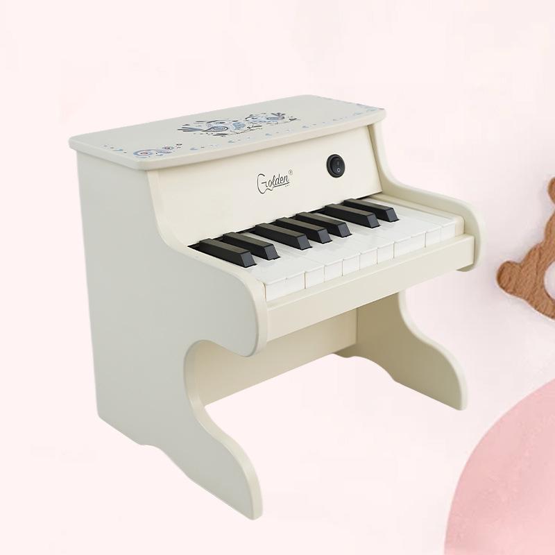 Wooden children's piano infant boy girl baby 18/25/37 key entry electronic keyboard can play parent-child birthday gift