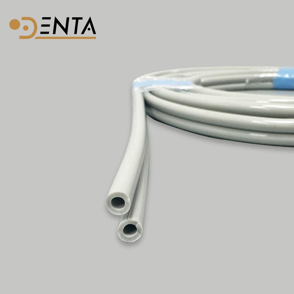2 meter 2 Hole tubing for Dental Unit Foot Control Pedal Standard Tube Hose Cable Dental Lab Chair equipment  parts fit Durr