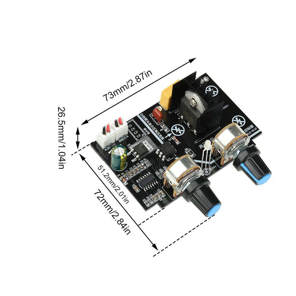 9-12V 40A Spot Welder Control Board Adjustable Time and Current Solid-State Relay Control Spot Welder Accessories