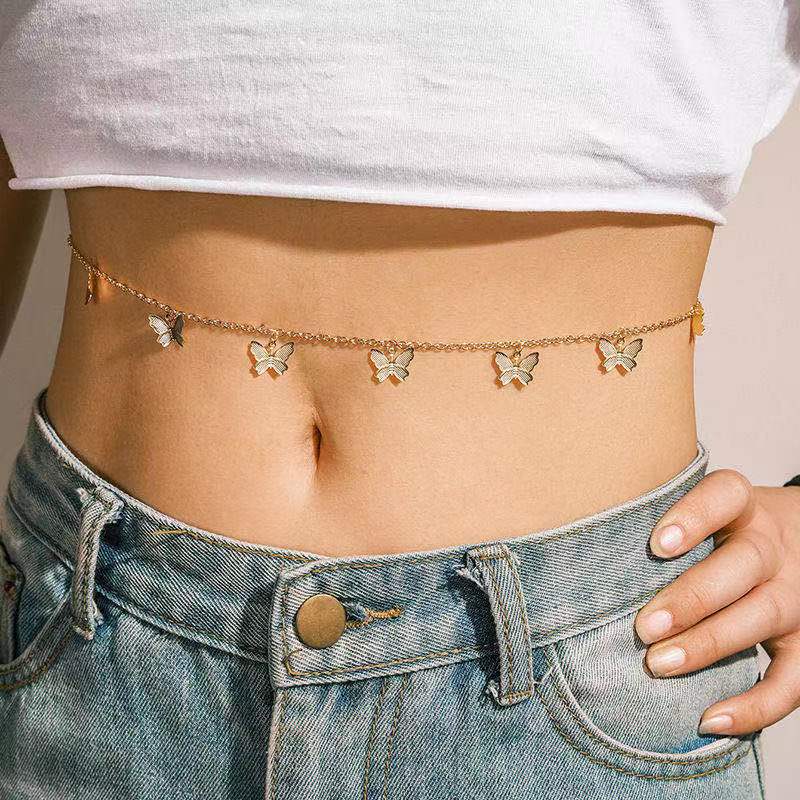 European and American Waist Chain Women Summer Beach Shell Conch Star Decoration Sexy Casual Women Waist Chain Body Chain