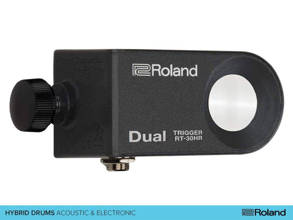 Roland Snare Drum Trigger Hybrid Easy Installation RT-30HR - Drum,