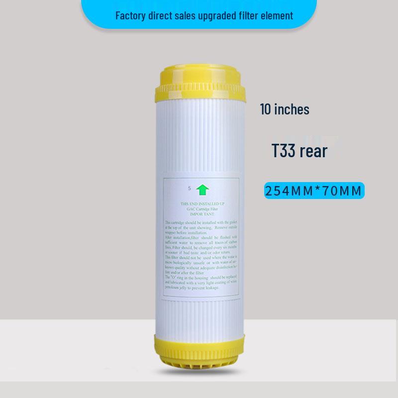 10-Inch 5-Stage Water Purifier: PP Cotton, Granular Carbon, Sintered Carbon, RO Membrane, Coconut Shell Post-Carbon Filters
