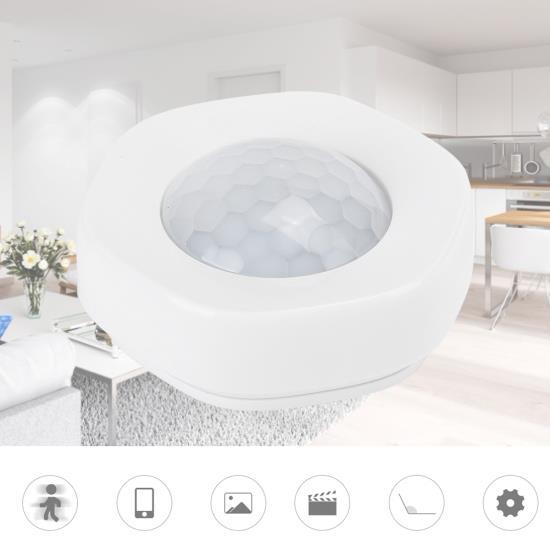 Senzor inteligent cu infraroșu pentru animale de companie WIFI APP Alarma PIR Supraveghere la domiciliu Securitate