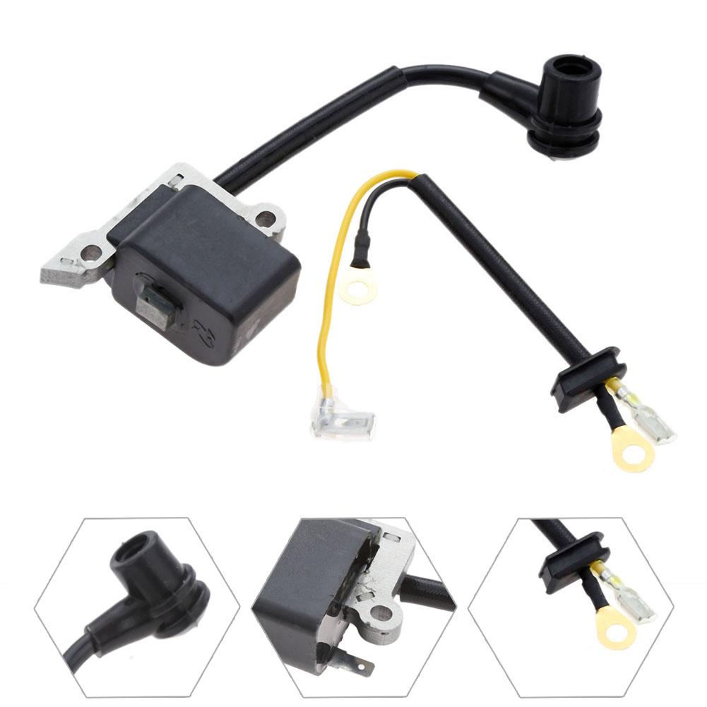 For Ignition Coil Assembly for Chainsaws 136 137 141 142 Fits OEM Part Numbers 530 03 92 39 and 545 06 39 01 Wires