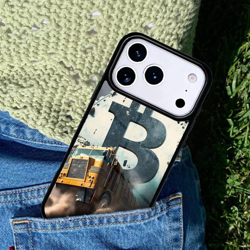 Bitcoin BTC Phone Case Cover for IPhone 11 12 13 14 15 16e 17 Pro Max Coque for IPhone 17 Air