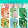 Cute Cartoon Alpaca Cactus Diy Puzzle Stickers For Interactive Family Fun Activities