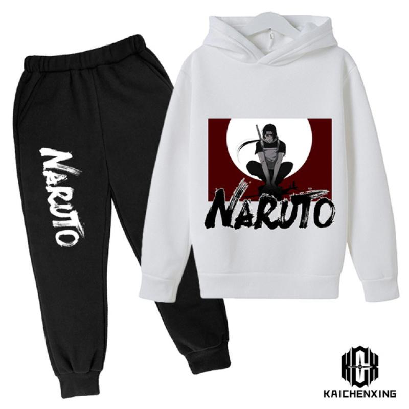 Cool Naruto Sports Suit Anime Hoodie Essential Children's Wear Men's Suit New Men's Suit Men's Fashion Suit Couple Hoodie