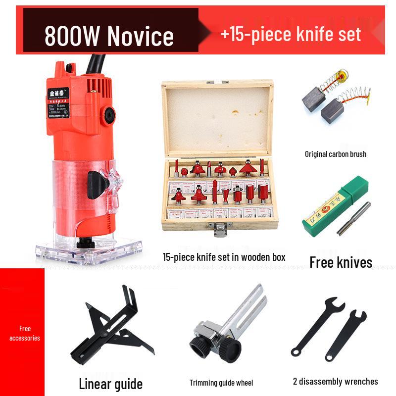 Invertovaná bakelitová frézka: Průmyslový okrajový ořezávač a drážkovací nástroj pro zpracování dřeva