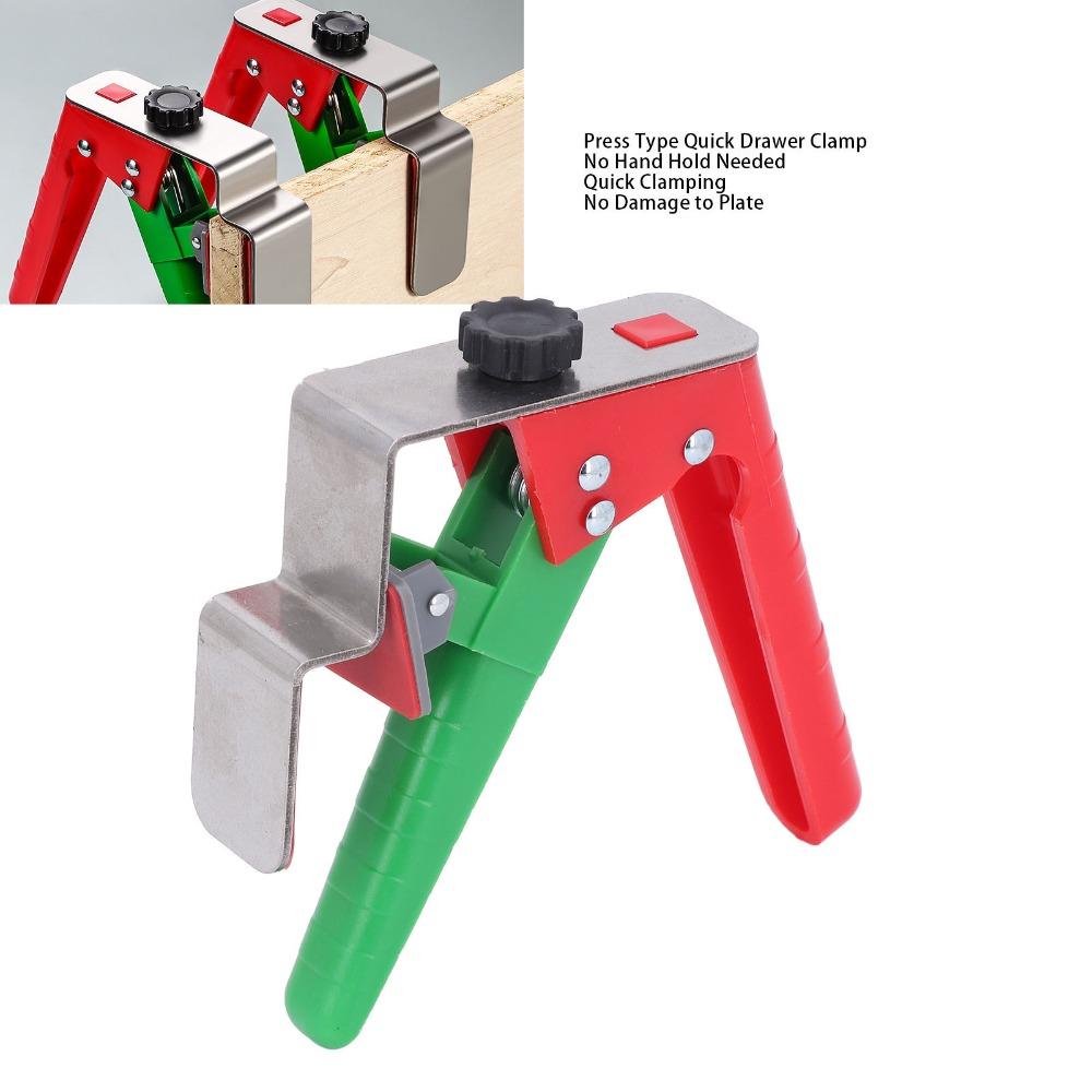 4pcs One Click Adjustable Cabinet Door Clamps For Drawer Panel Installation