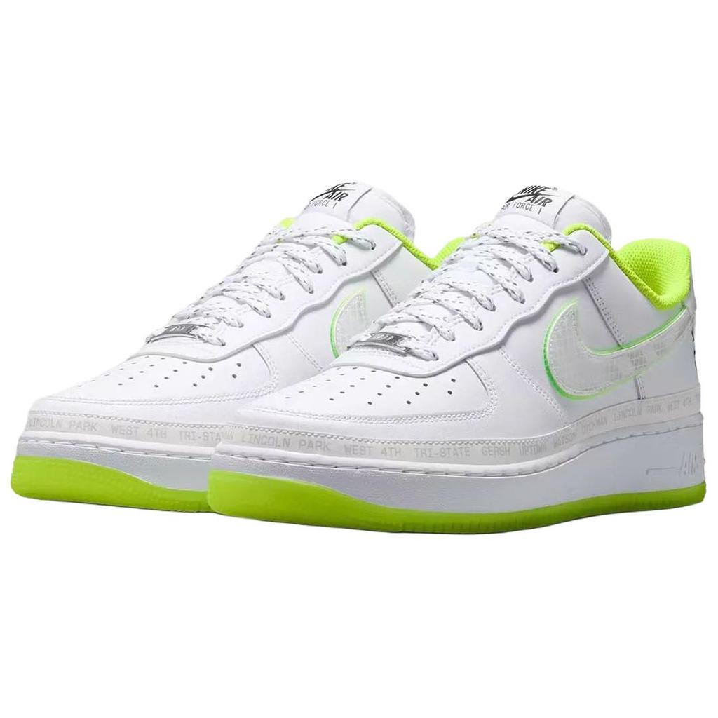 Nike Air Force 1 Low NY vs. NY Herren Sneaker Weiß Volt IR1982-100