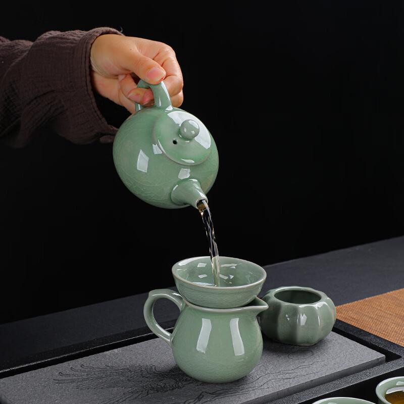 Guochao Ge Kiln Chinese Tea Set