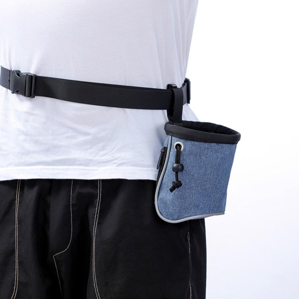 Hands-Free Pet Walking Waist Bag Oxford Cloth Puppy Snack Reward Bag  Daily Walks