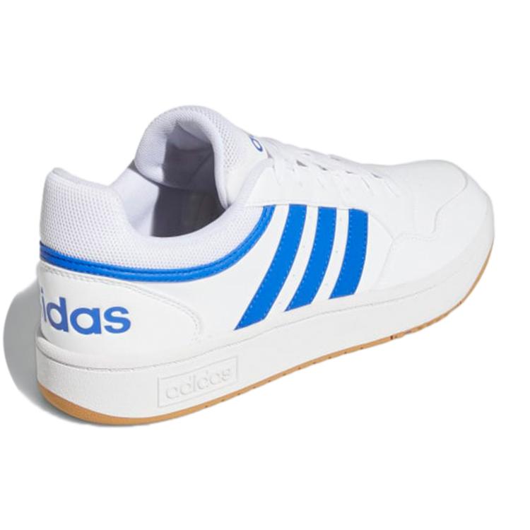 adidas Hoops 3.0 Low 'White Royal Blue' (Unisex) Cloud White / Royal Blue / Gum Skateboard Shoes GY5435